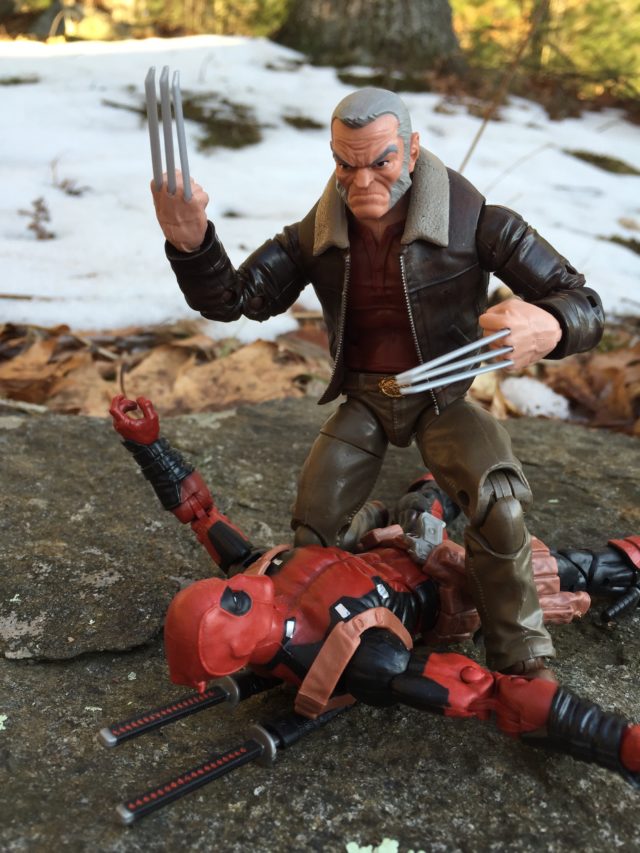 Marvel Legends 2017 Old Man Logan Wolverine Killing Deadpool