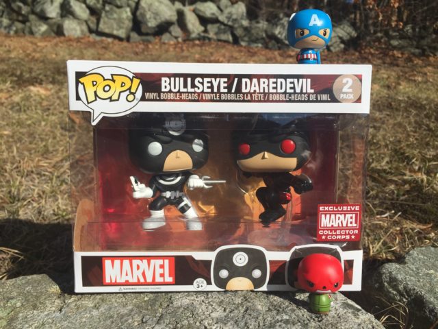 Funko Superhero Showdowns Marvel Box Vinyl Figures Bullseye Daredevil Red Skull