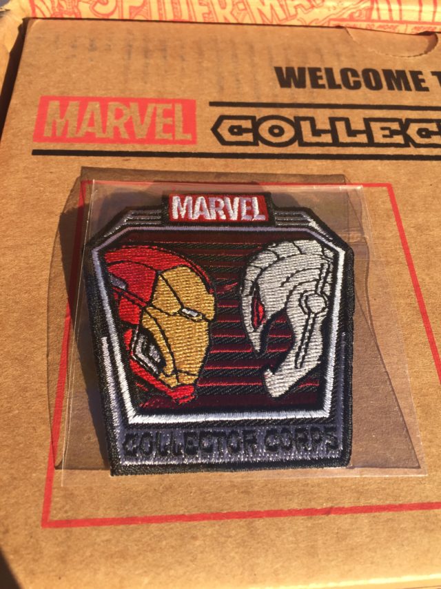 Superhero Showdowns Collector Corps Iron Man Ultron Patch