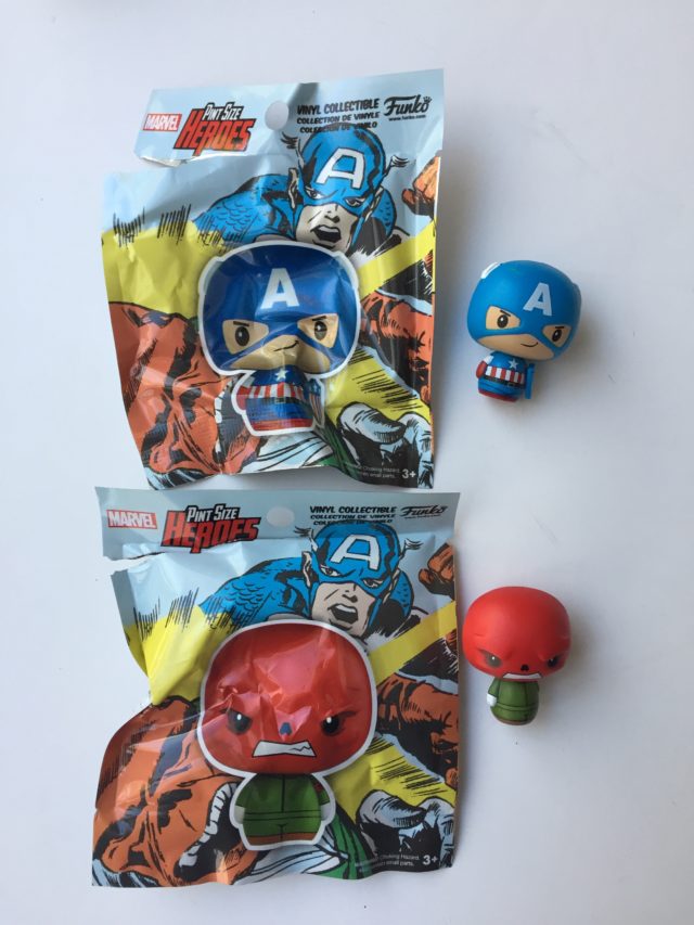 Collector Corps Pint Size Heroes Captain America and Red Skull Figures