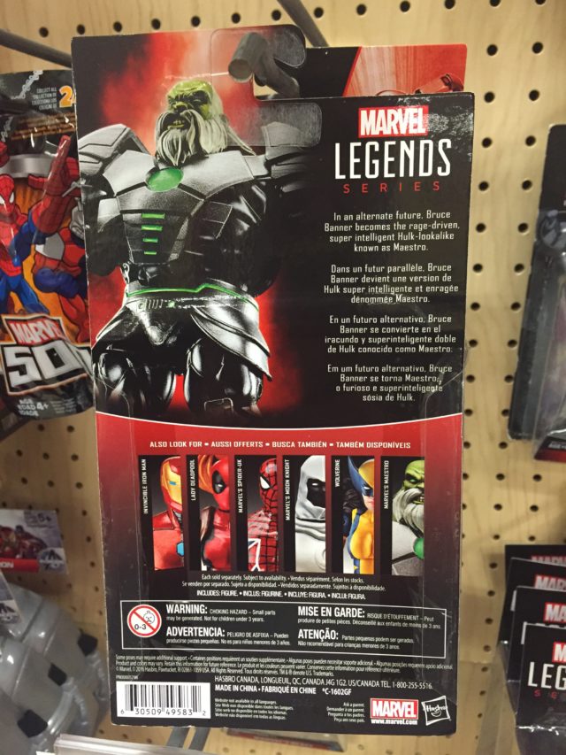 Maestro Marvel Universe Legends 3.75" Figure Cardback