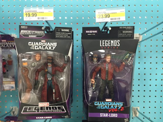 Marvel Legends 2014 Star-Lord vs. 2017 Star Lord Vol. 2