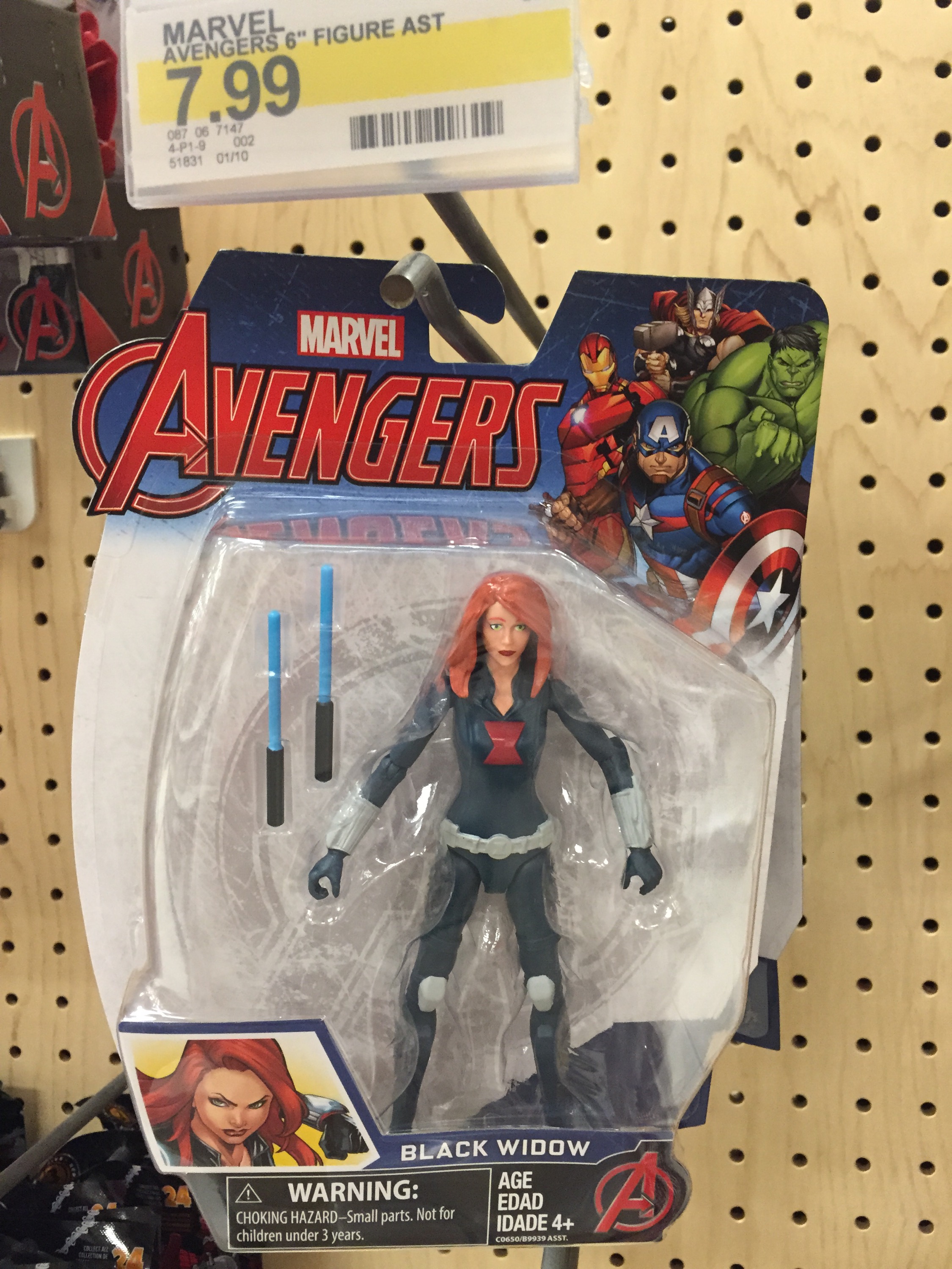 Marvel Avengers Hulk 6-in Basic Action Figure Hasbro B9939 