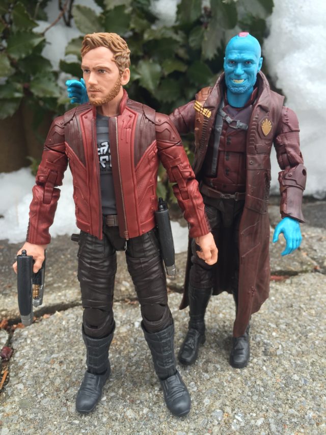 Guardians of the Galaxy Marvel Legends Yondu and Star-Lord Figures