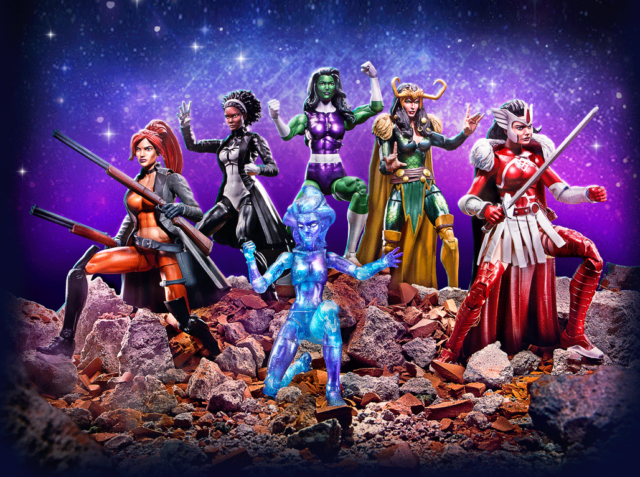 Marvel Legends A-Force Figures Box Set Toy Fair 2017