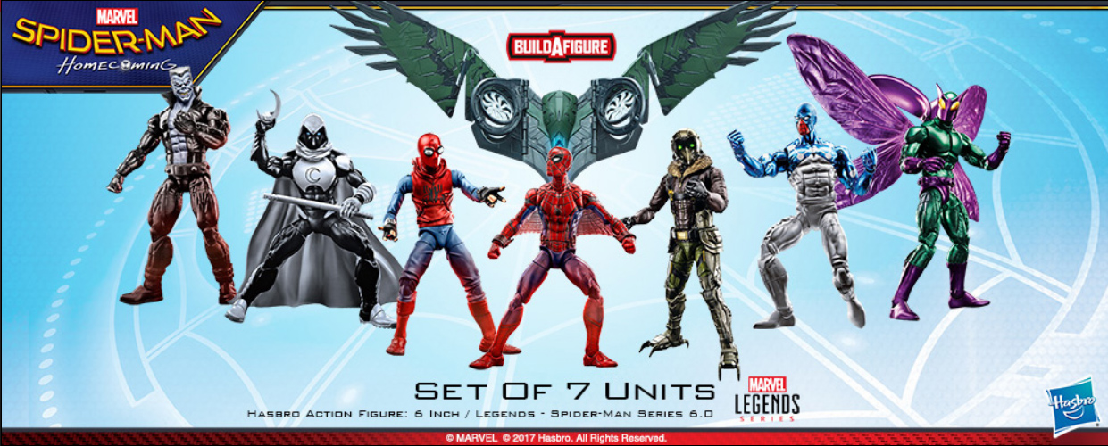 Spider-Man Marvel Legends Spider-Man: Homecoming for 48 months to 1188  months, 2-Pack