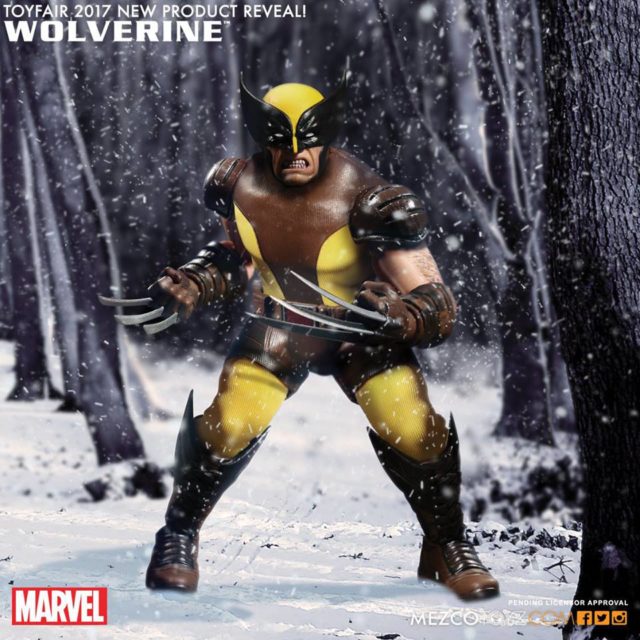 mezco brown wolverine