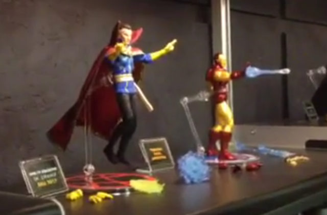 Pre Toy Fair 2017 Mezco Doctor Strange and Iron Man