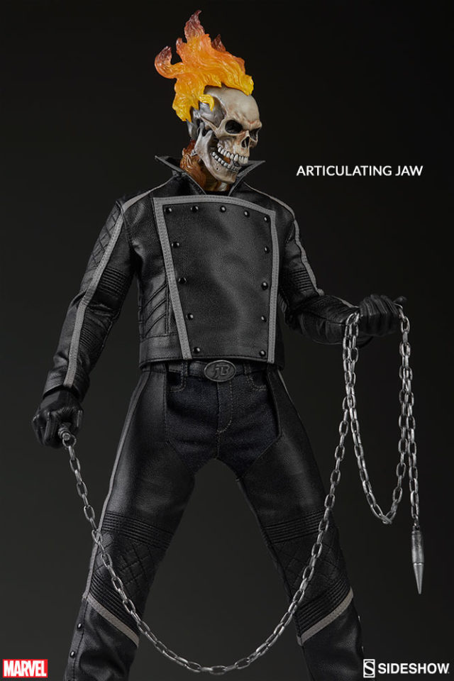 Sideshow Collectibles Ghost Rider Figure with Articulated Jaw