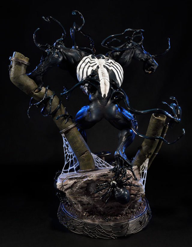 Back of Prime 1 Studio Venom Statue