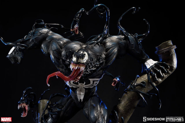 Close-Up of Venom Prime 1 Studio Statue