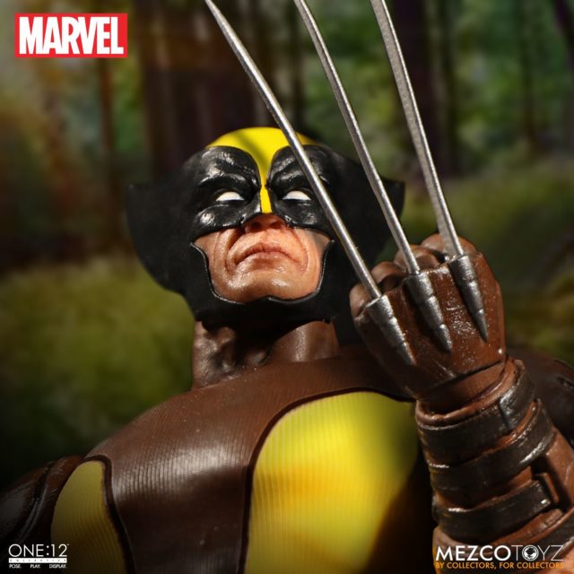 Close-Up of Wolverine ONE 12 Collective Mezco Six Inch Figure