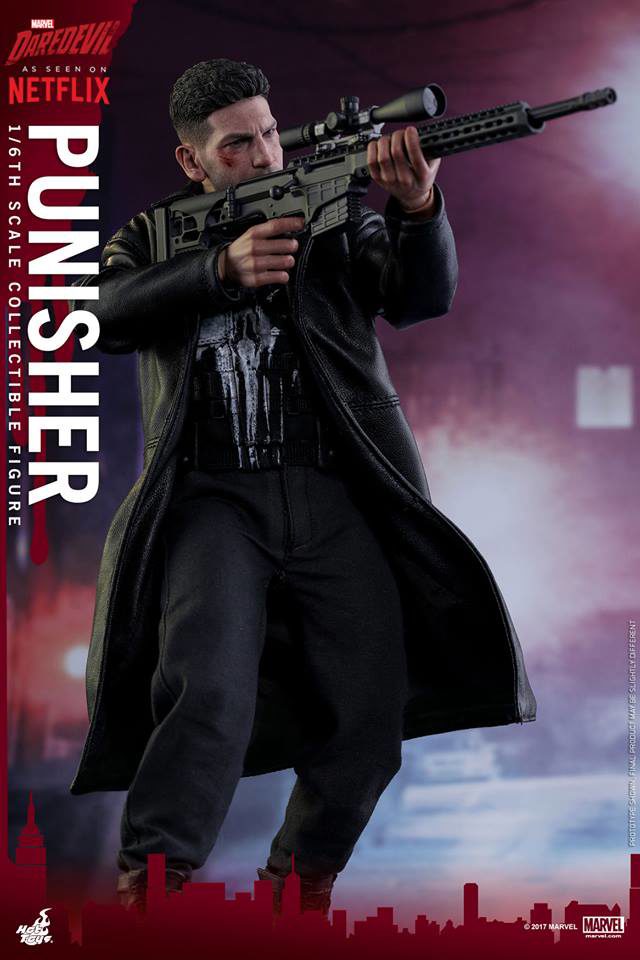 Hot Toys Netflix Punisher Movie Masterpiece Series Figure Holding Sniper Rifle