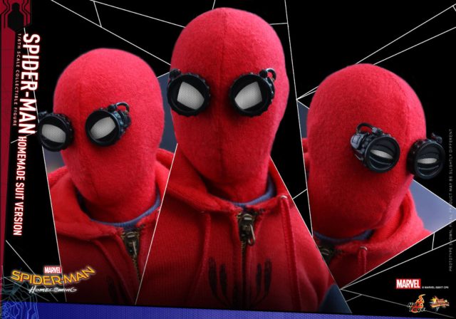 Hot Toys Spider-Man Homecoming Homemade Suit Interchangeable Eyes