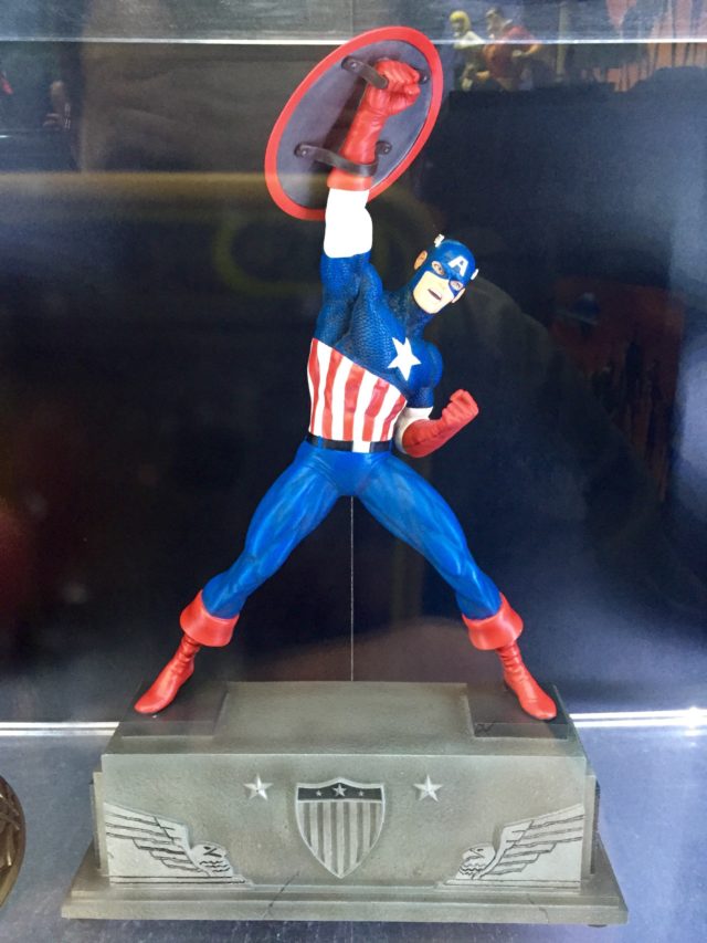 Marvel Premier Collection Captain America Statue Toy Fair 2017