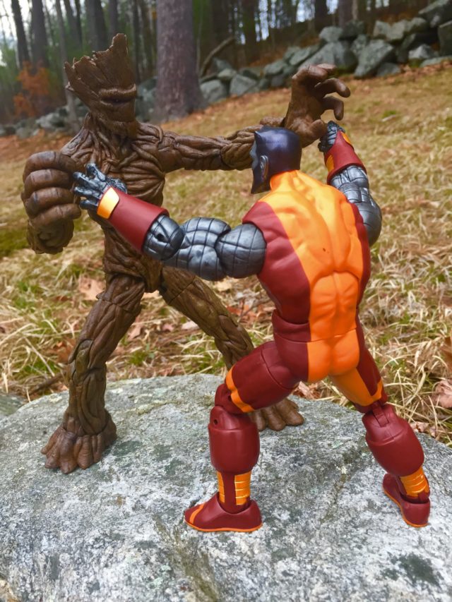 Marvel Legends Colossus 2017 Figure vs. Groot