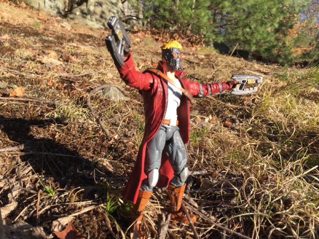 Marvel Select Disney Store Exclusive Starlord Figure Shooting Element Guns