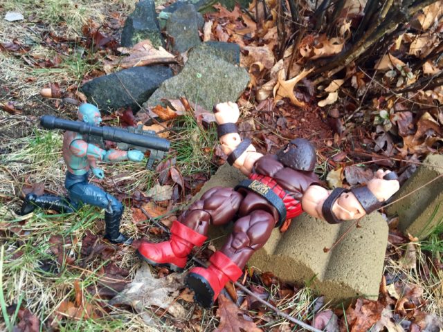 Marvel Legends Guardians of the Galaxy 2 Drax Blasts Juggernaut with Bazooka