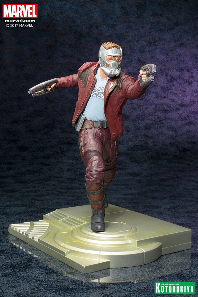 Kotobukiya Guardians of the Galaxy Star-Lord ARTFX Statue with Mask On