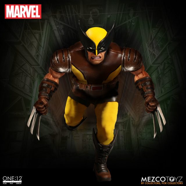 Mezco Marvel ONE12 Collective Wolverine Figure with Angry Head