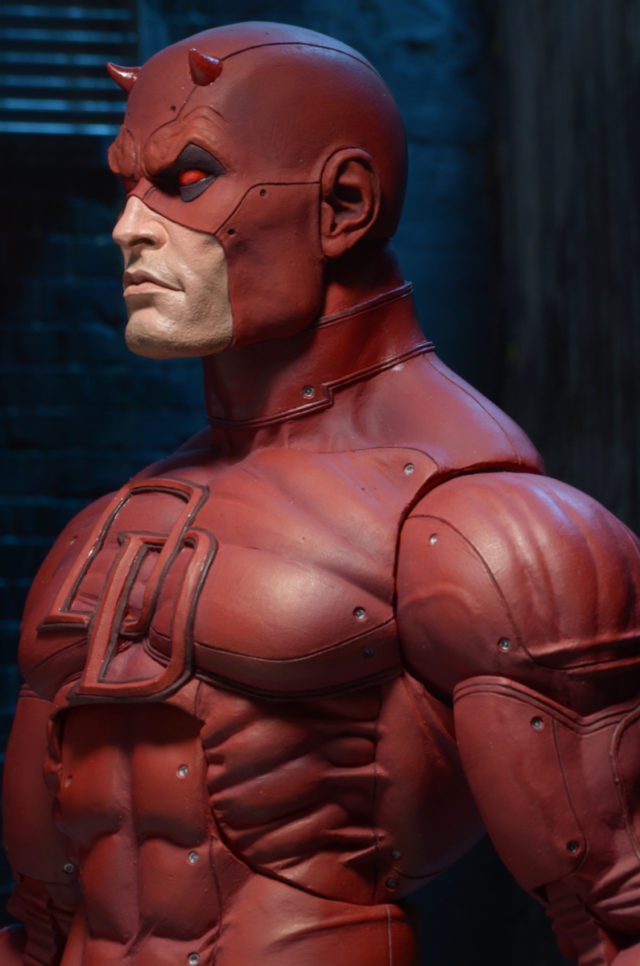 Side View of Daredevil NECA Quarter Scale Figure Head