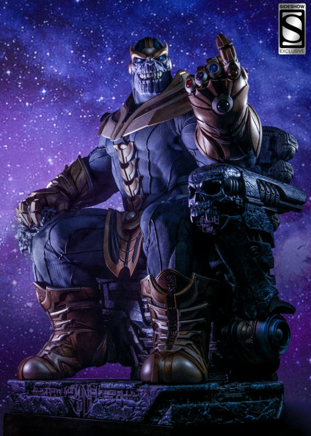 Sideshow Exclusive Thanos on Throne Maquette