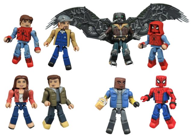 Spider-Man Homecoming Minimates Series Figures Shocker Tinkerer Aunt May