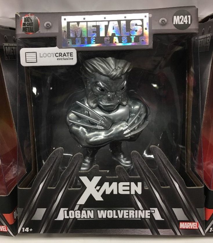 Metals Die Cast Lootcrate Marvel X-men Logan Wolverine M241 for sale online 
