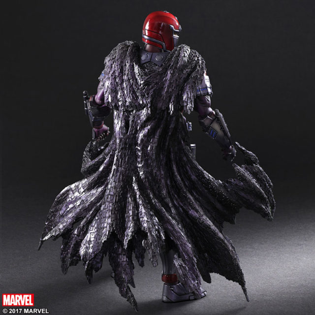 Back of Play Arts Magneto Figure Square Enix 2017