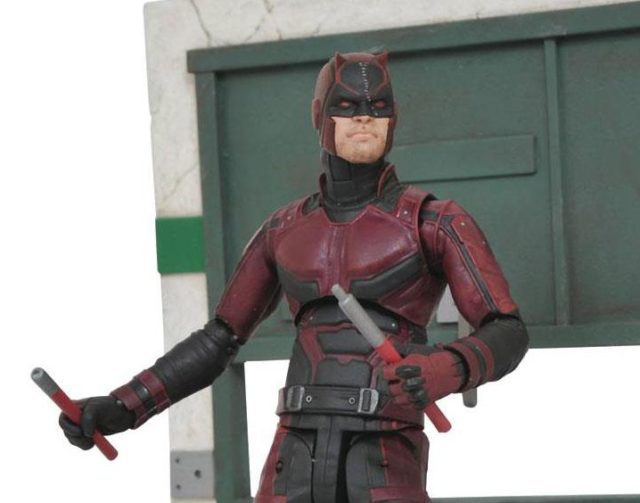 Close-Up of Netflix Daredevil Marvel Select Figure