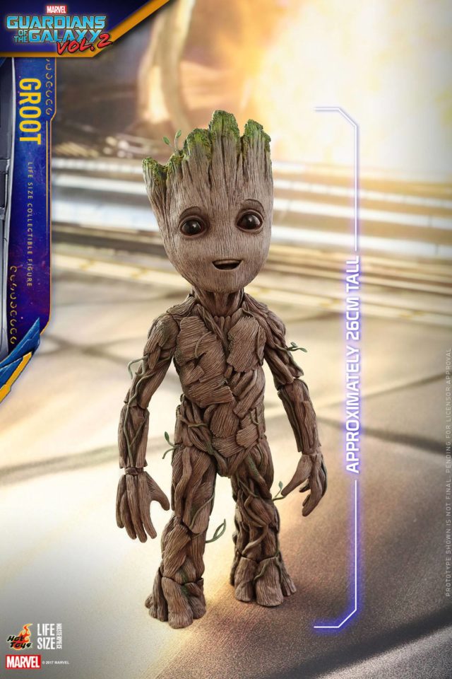 Hot Toys 10 Inch Baby Groot Life Size Figure