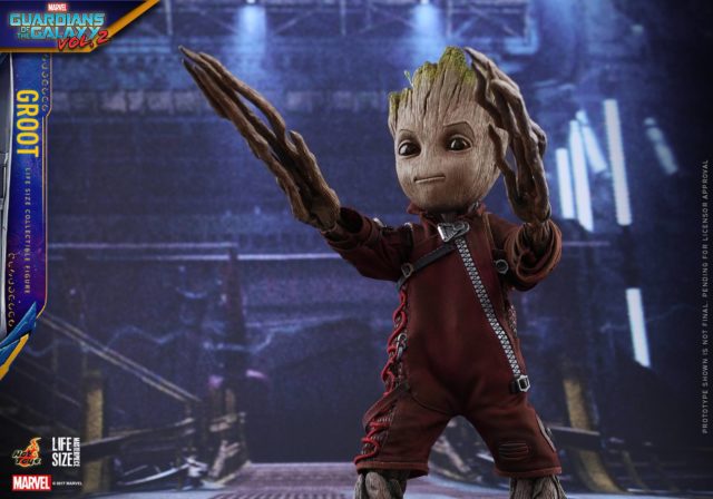 Hot Toys Guardians of the Galaxy Vol. 2 Baby Groot Life Size with Attack Arms