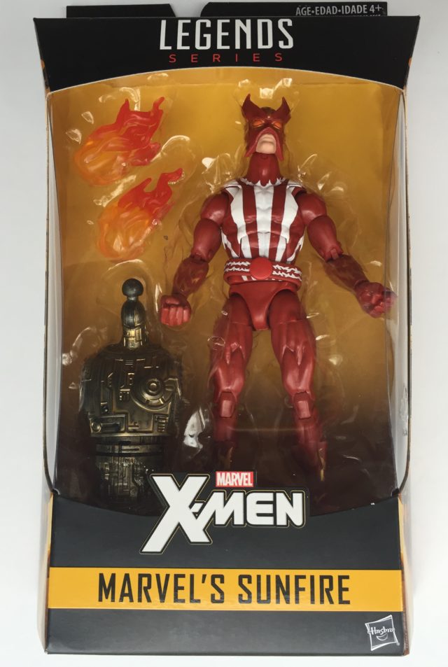 X-Men Marvel Legends Sunfire Figure Packaged