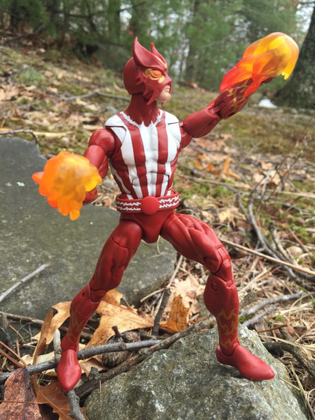 Sunfire Marvel Legends 2017 Figure Giving Flaming Uppercut