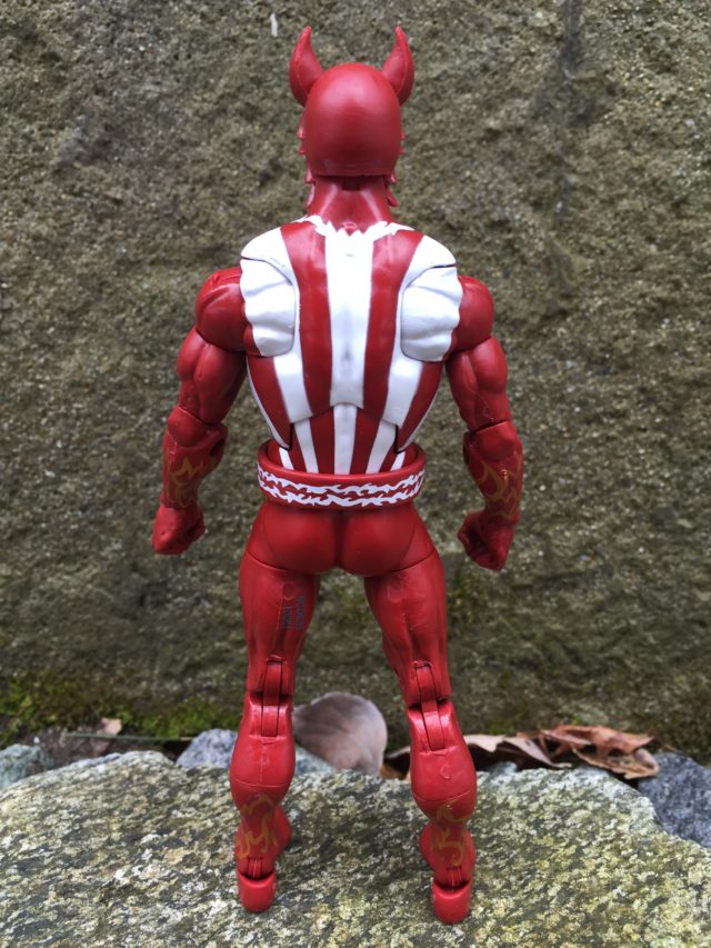 Back of Marvel Legends Sunfire X-Men Series Figure