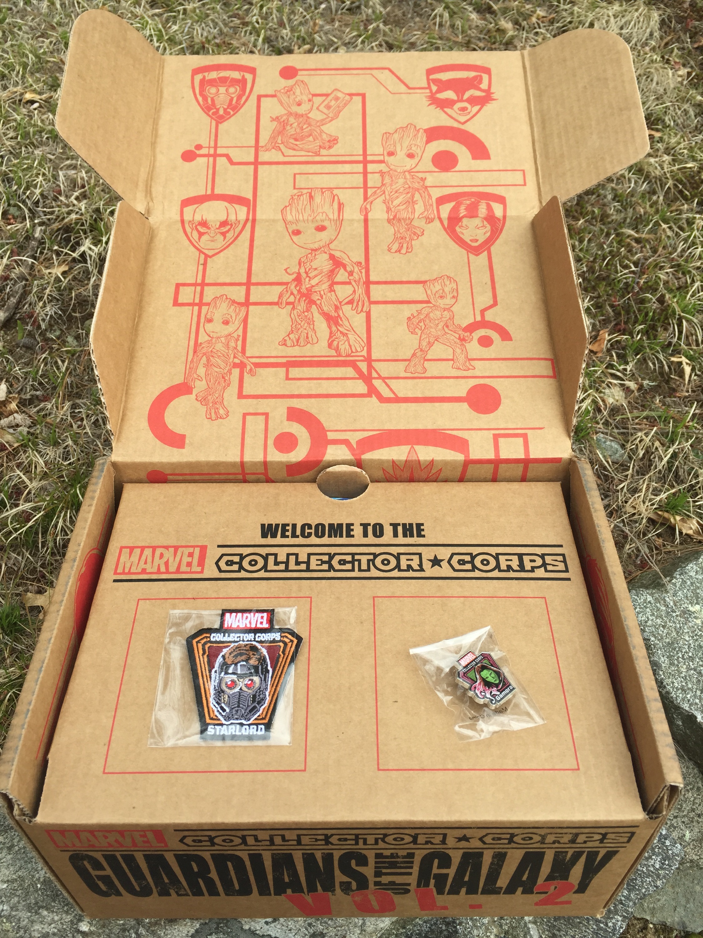 Marvel Guardians Of The Galaxy Vol 2 Collector Corps Box Funko Brand New 