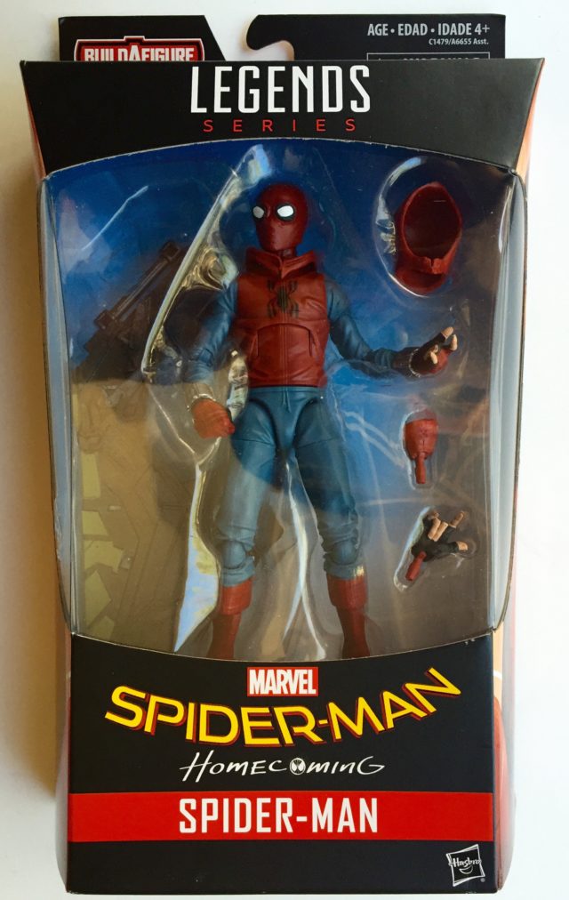 Spider-Man Homecoming Homemade Suit Legends Figure Packaged