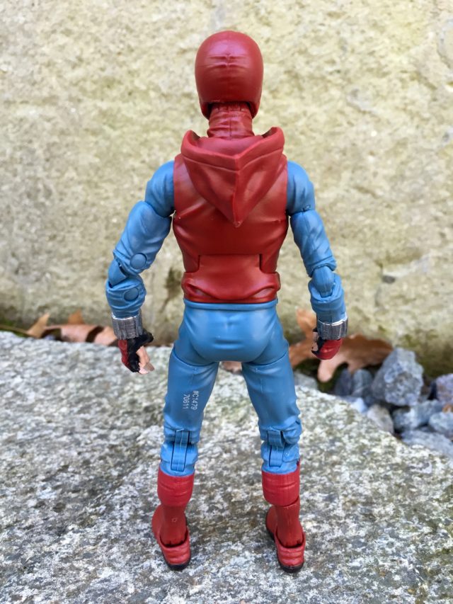 Back of Homemade Costume Spider-Man Marvel Legends Action Figure