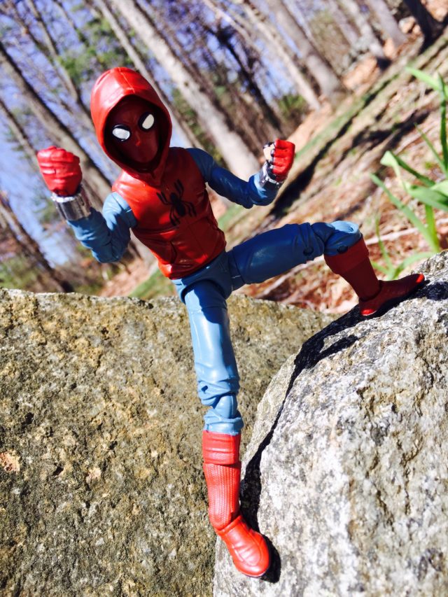 Homecoming Spider-Man Home Made Suit Marvel Legends Hasbro Figure Review