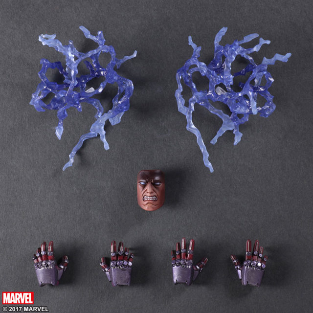 Magneto Play Arts Kai Figure Accessories