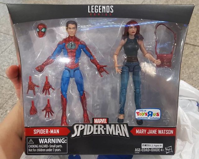 Marvel Legends Spider-Man Mary Jane Two-Pack Packaged Box