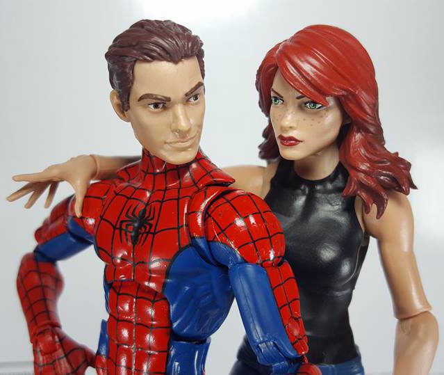 Marvel Legends Mary Jane Spider-Man Two-Pack In-Hand Photos