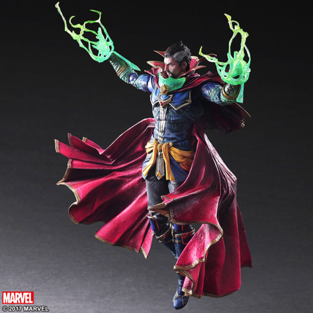 Play Arts Kai Doctor Strange 10 Inch Figure Flying