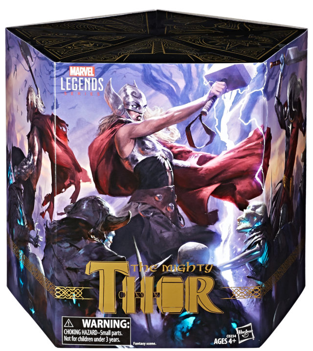 2017 SDCC Exclusive Marvel Legends Thor Box Set Front