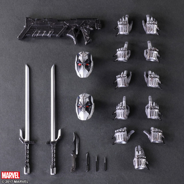 Accessories for X-Force Deadpool Play Arts Kai Figure