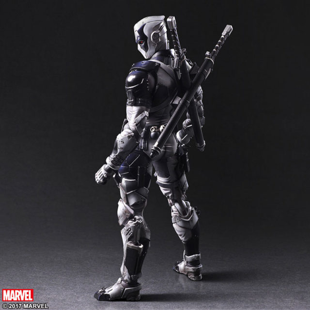 Back of X-Force Deadpool PAK Square-Enix Figure