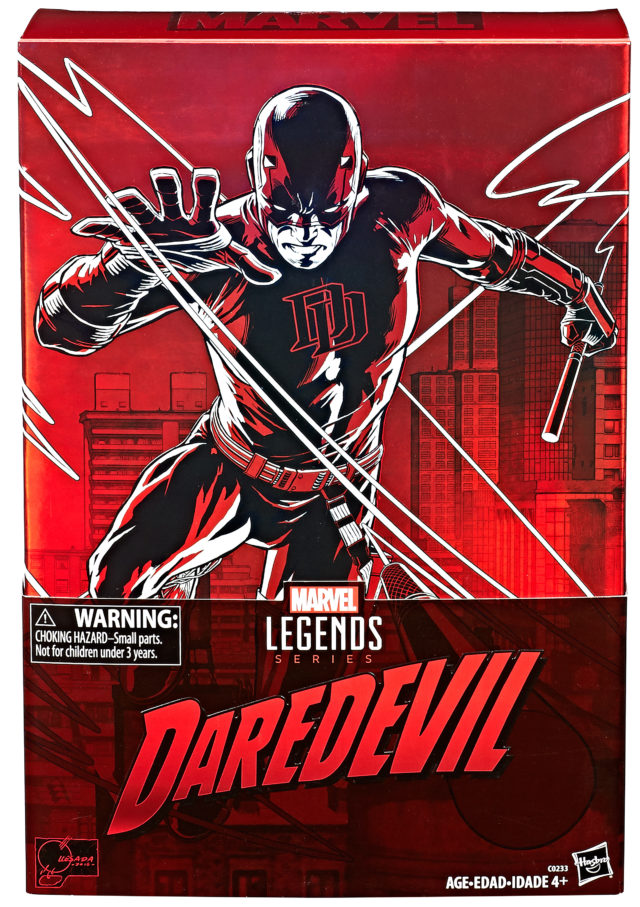 Front of Box for Hasbro Marvel Legends 12 Inch Daredevil Exclusive