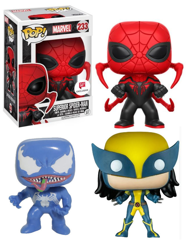 Funko Marvel POP Vinyls Exclusive Blue Venom X-23 Superior Spider-Man