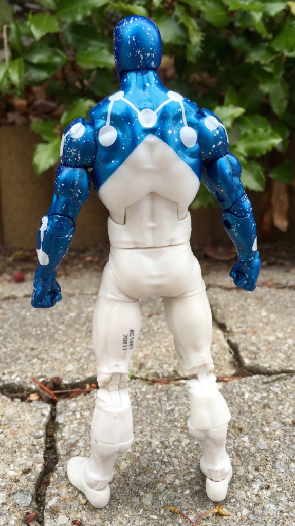 Back of Captain Universe Spider-Man Marvel Legends 6" Figure