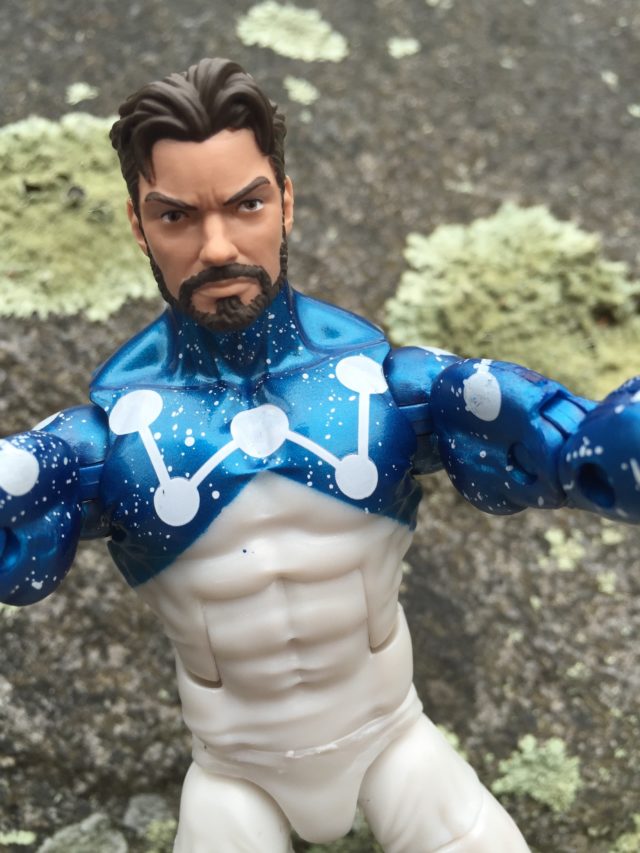 Close-Up of Marvel Legends Peter Parker Head with Beard